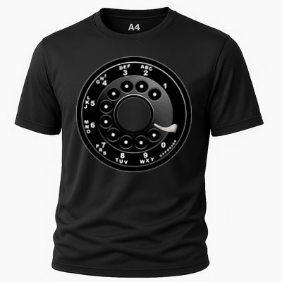 Vintage Retro Rotary Phone Dial Performance Shirt