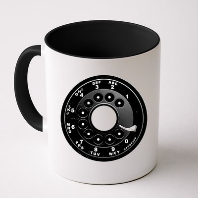Vintage Retro Rotary Phone Dial Mug