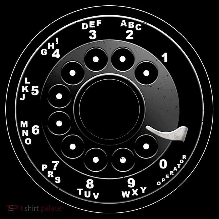Vintage Retro Rotary Phone Dial Flatbill Hat