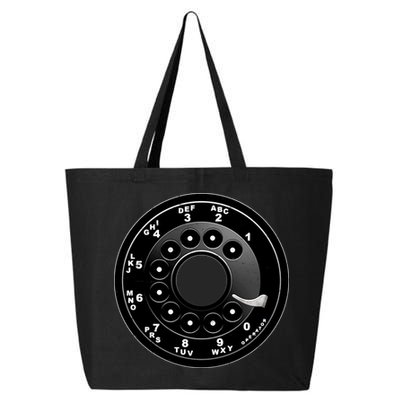 Vintage Retro Rotary Phone Dial 25L Jumbo Tote
