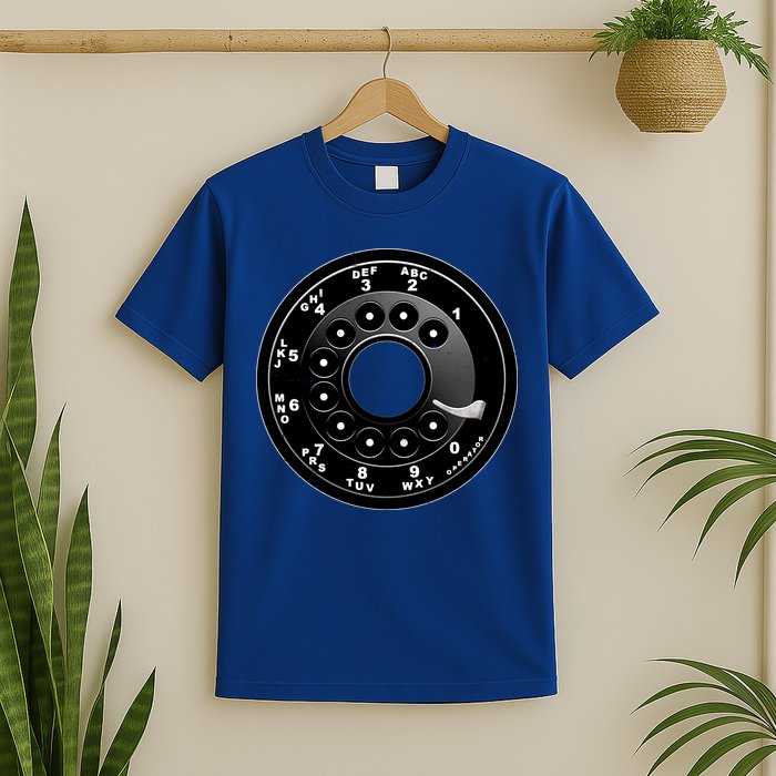 Vintage Retro Rotary Phone Dial T-Shirt