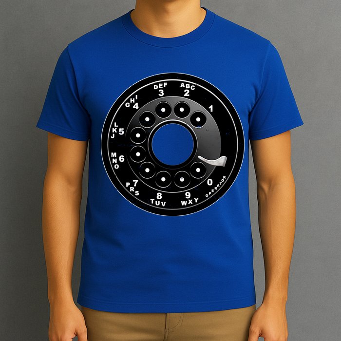 Vintage Retro Rotary Phone Dial T-Shirt