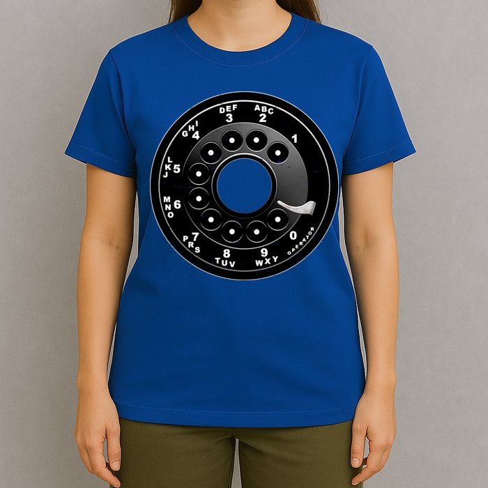 Vintage Retro Rotary Phone Dial T-Shirt