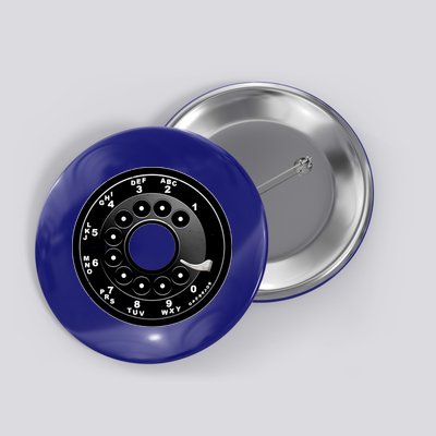 Vintage Retro Rotary Phone Dial Button
