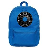 Vintage Retro Rotary Phone Dial 16 in Basic Backpack