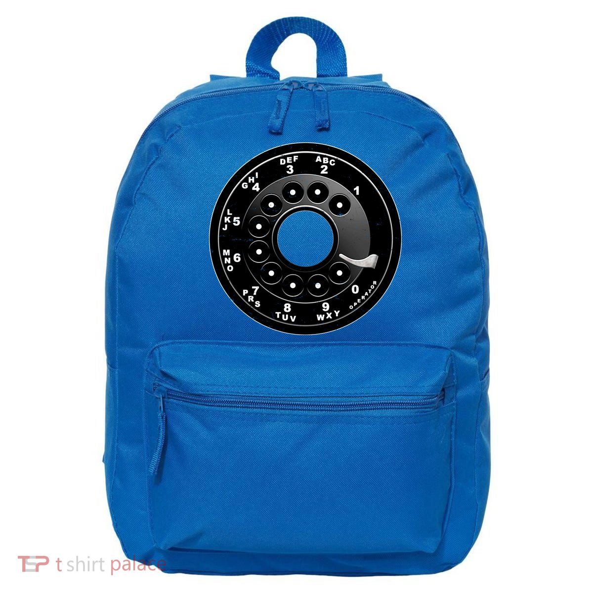 Vintage Retro Rotary Phone Dial 16 in Basic Backpack