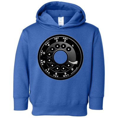Vintage Retro Rotary Phone Dial Toddler Hoodie