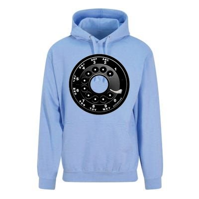 Vintage Retro Rotary Phone Dial Unisex Surf Hoodie