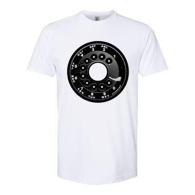 Vintage Retro Rotary Phone Dial Softstyle CVC T-Shirt