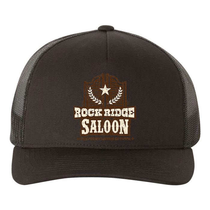 Vintage Rock Ridge Saloon Yupoong Adult 5-Panel Trucker Hat