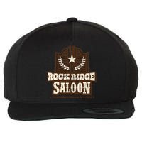 Vintage Rock Ridge Saloon Wool Snapback Cap