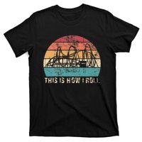 Vintage Retro Roller Coaster Amusement Park T-Shirt