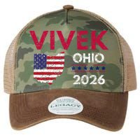 Vivek Ramaswamy Retro Grunge Vivek Governor Of Ohio 2026 Legacy Tie Dye Trucker Hat
