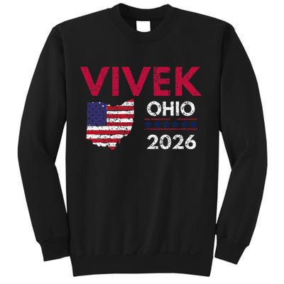 Vivek Ramaswamy Retro Grunge Vivek Governor Of Ohio 2026 Sweatshirt