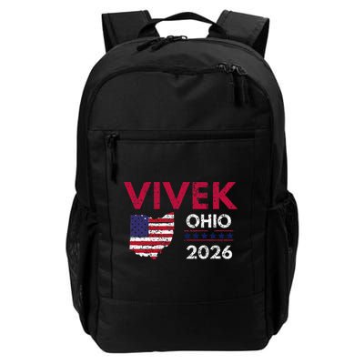 Vivek Ramaswamy Retro Grunge Vivek Governor Of Ohio 2026 Backpack