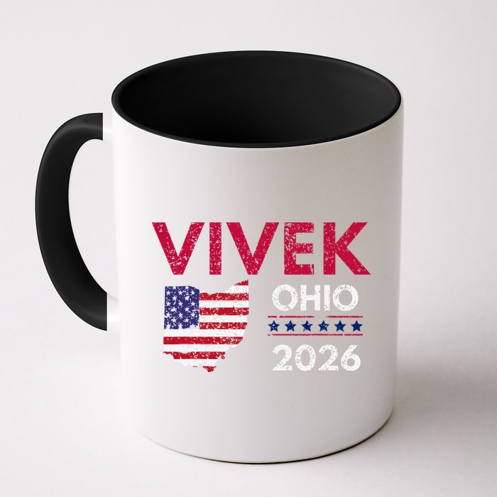 Vivek Ramaswamy Retro Grunge Vivek Governor Of Ohio 2026 Mug