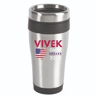 Vivek Ramaswamy Retro Grunge Vivek Governor Of Ohio 2026 16oz Travel Tumbler