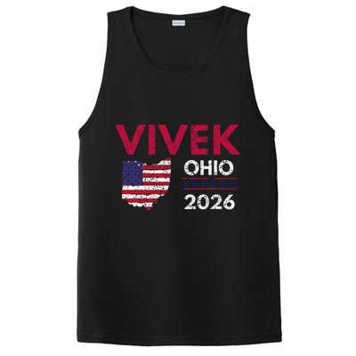 Vivek Ramaswamy Retro Grunge Vivek Governor Of Ohio 2026 PosiCharge Competitor Tank
