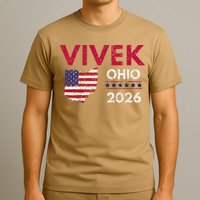 Vivek Ramaswamy Retro Grunge Vivek Governor Of Ohio 2026 T-Shirt