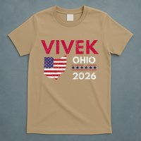 Vivek Ramaswamy Retro Grunge Vivek Governor Of Ohio 2026 T-Shirt