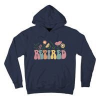 Vintage Retired Retro Retirement Gift For Women Tall Hoodie