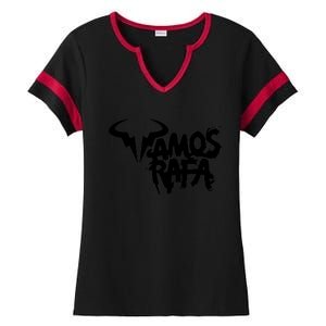 Vamos Rafa Rafael Nadal Tennis Lover Ladies Halftime Notch Neck Tee