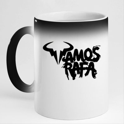 Vamos Rafa Rafael Nadal Tennis Lover 11oz Black Color Changing Mug