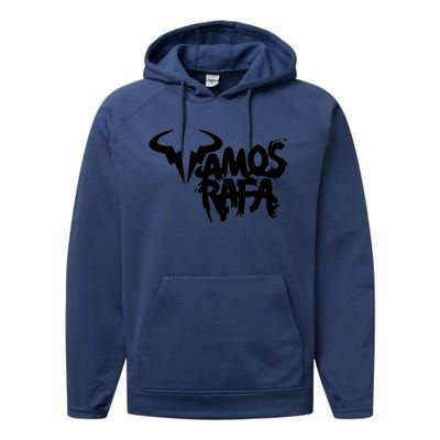 Vamos Rafa Rafael Nadal Tennis Lover Performance Fleece Hoodie