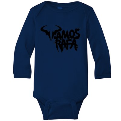 Vamos Rafa Rafael Nadal Tennis Lover Baby Long Sleeve Bodysuit