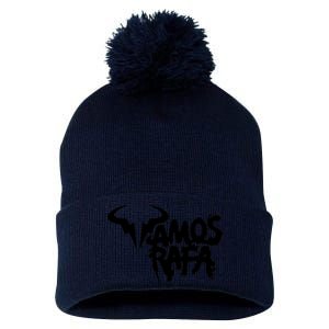 Vamos Rafa Rafael Nadal Tennis Lover Pom Pom 12in Knit Beanie