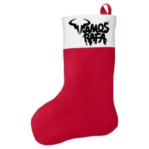 Vamos Rafa Rafael Nadal Tennis Lover Felt Holiday Christmas Stocking