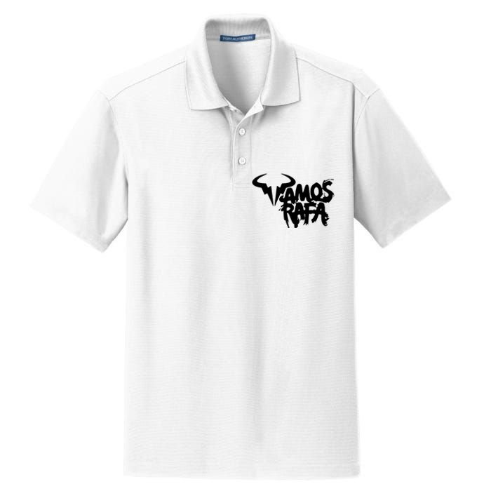 Vamos Rafa Rafael Nadal Tennis Lover Dry Zone Grid Polo