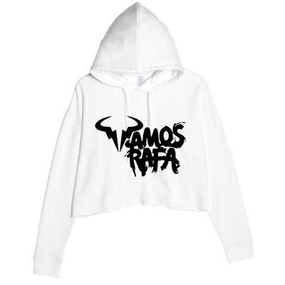 Vamos Rafa Rafael Nadal Tennis Lover Crop Fleece Hoodie