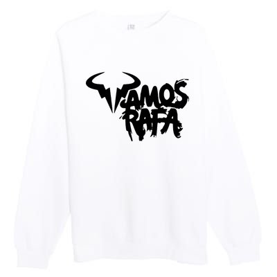 Vamos Rafa Rafael Nadal Tennis Lover Premium Crewneck Sweatshirt