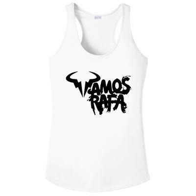 Vamos Rafa Rafael Nadal Tennis Lover Ladies PosiCharge Competitor Racerback Tank