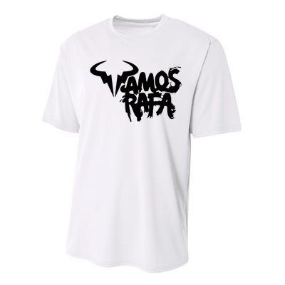 Vamos Rafa Rafael Nadal Tennis Lover Performance Sprint T-Shirt