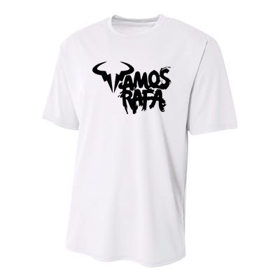 Vamos Rafa Rafael Nadal Tennis Lover Youth Performance Sprint T-Shirt