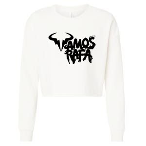 Vamos Rafa Rafael Nadal Tennis Lover Cropped Pullover Crew