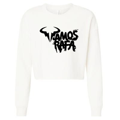 Vamos Rafa Rafael Nadal Tennis Lover Cropped Pullover Crew