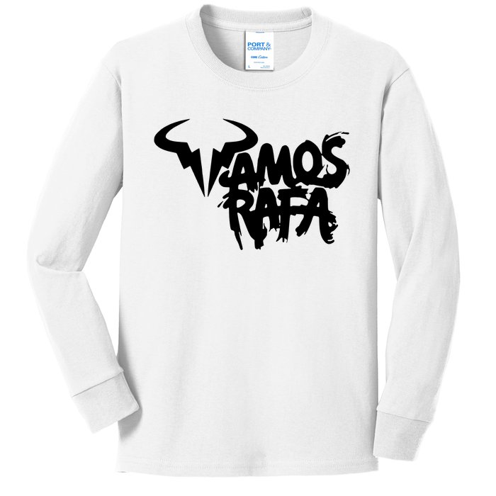 Vamos Rafa Rafael Nadal Tennis Lover Kids Long Sleeve Shirt