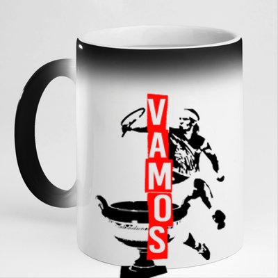 Vamos Rafa Rafael Nadal Tennis Lover 11oz Black Color Changing Mug