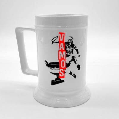 Vamos Rafa Rafael Nadal Tennis Lover Beer Stein