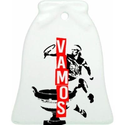 Vamos Rafa Rafael Nadal Tennis Lover Ceramic Bell Ornament