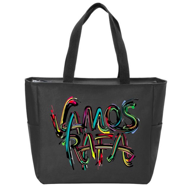 Vamos Rafa Rafael Nadal Tennis Lover Zip Tote Bag
