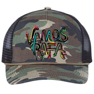 Vamos Rafa Rafael Nadal Tennis Lover Retro Rope Trucker Hat Cap