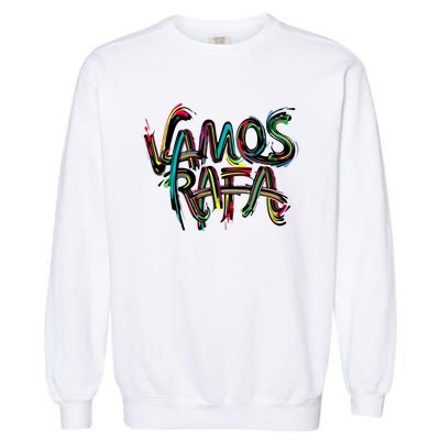 Vamos Rafa Rafael Nadal Tennis Lover Garment-Dyed Sweatshirt