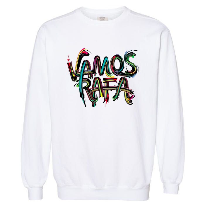 Vamos Rafa Rafael Nadal Tennis Lover Garment-Dyed Sweatshirt