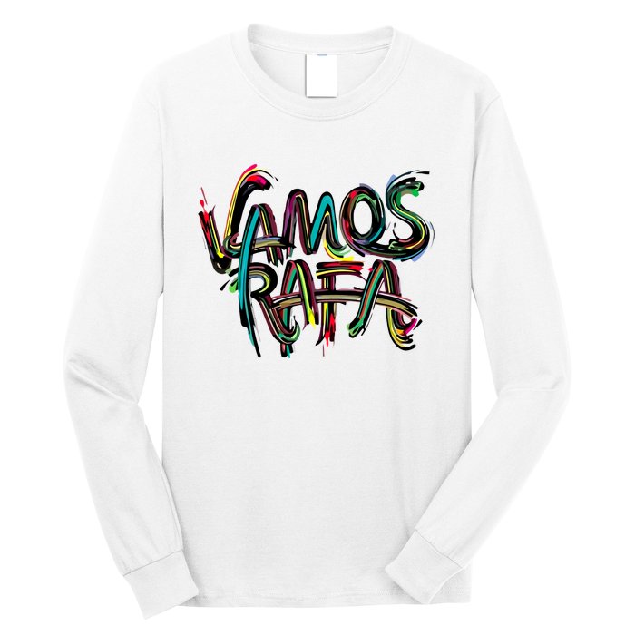 Vamos Rafa Rafael Nadal Tennis Lover Long Sleeve Shirt