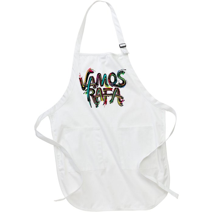 Vamos Rafa Rafael Nadal Tennis Lover Full-Length Apron With Pockets