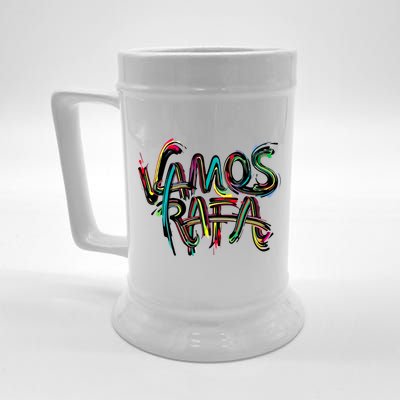 Vamos Rafa Rafael Nadal Tennis Lover Beer Stein